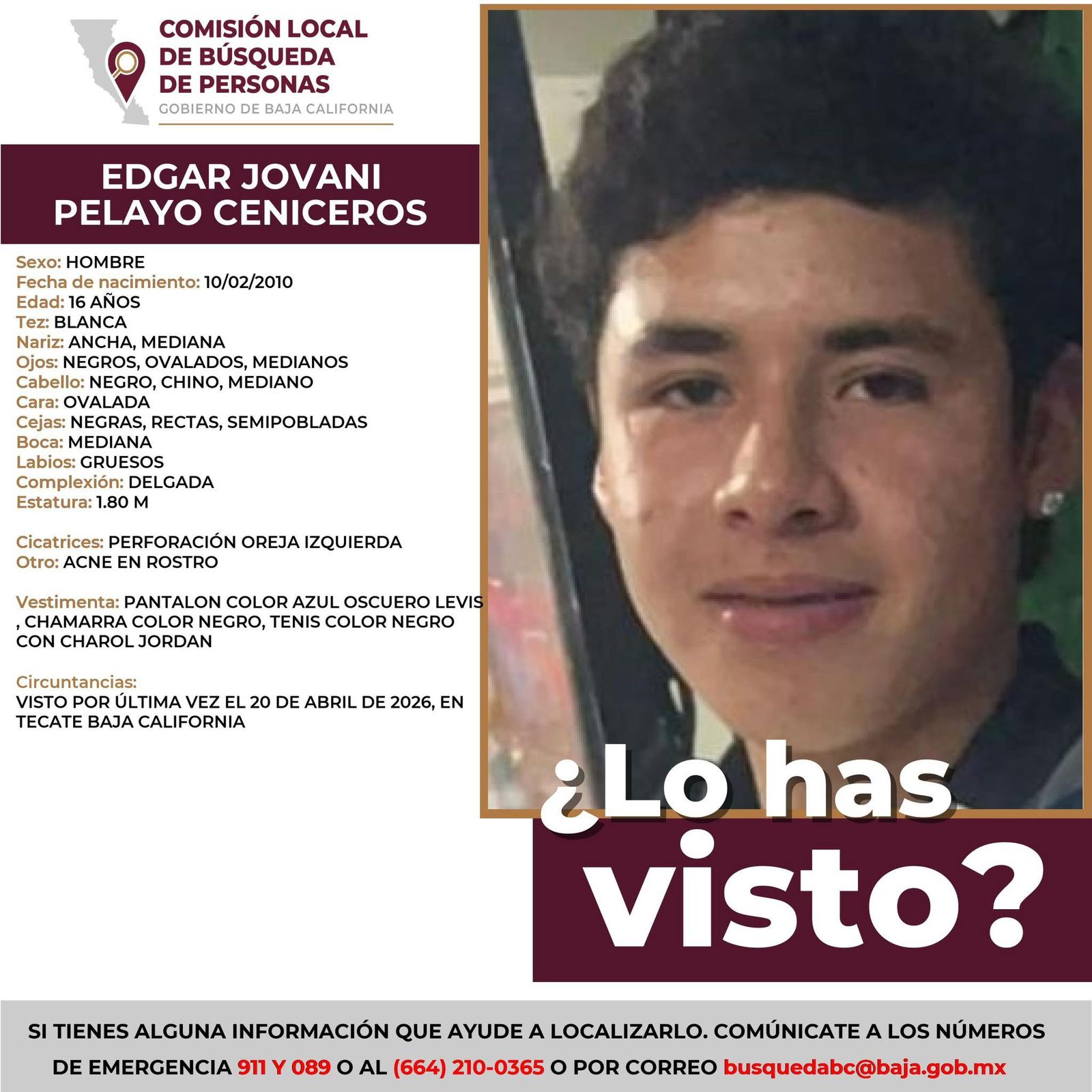 Al menos siete menores de Tijuana y Tecate han desaparecido en una semana