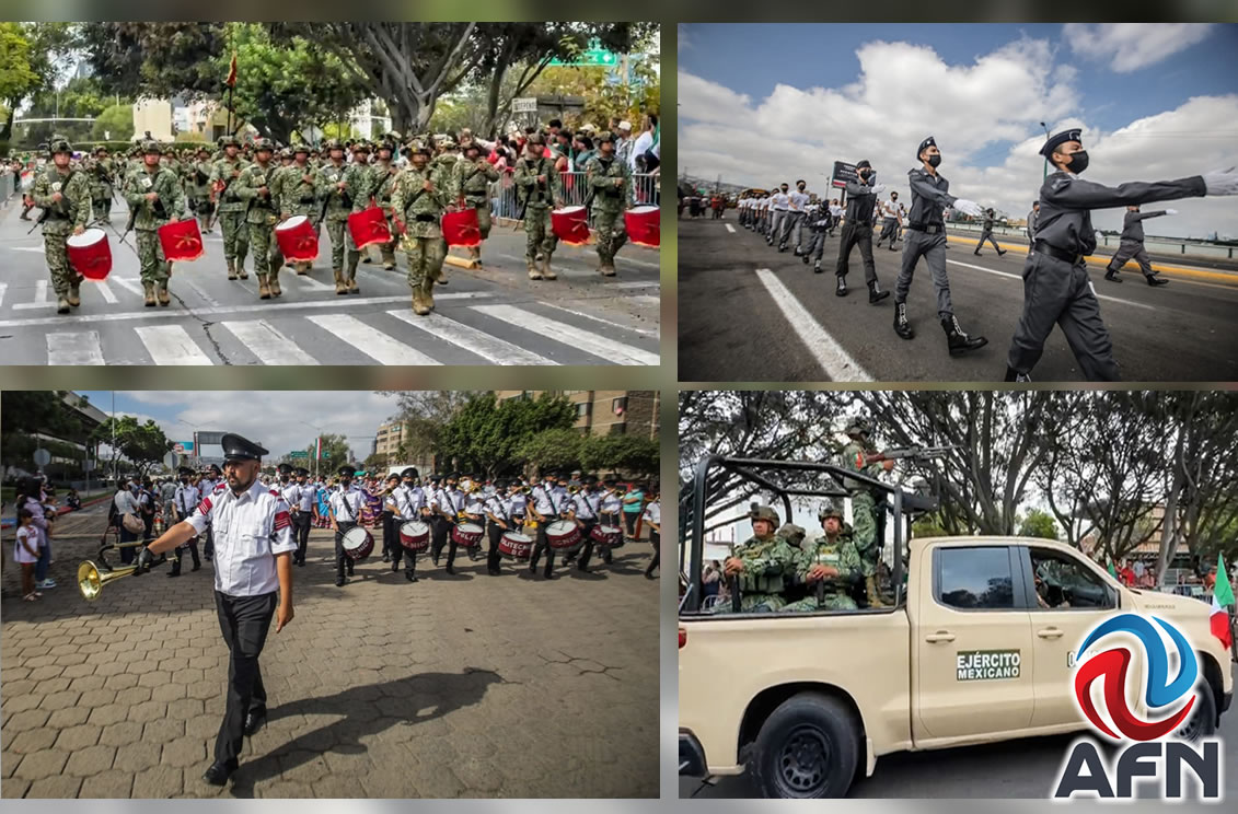 Celebran tijuanenses la Independencia con desfile cívico militar