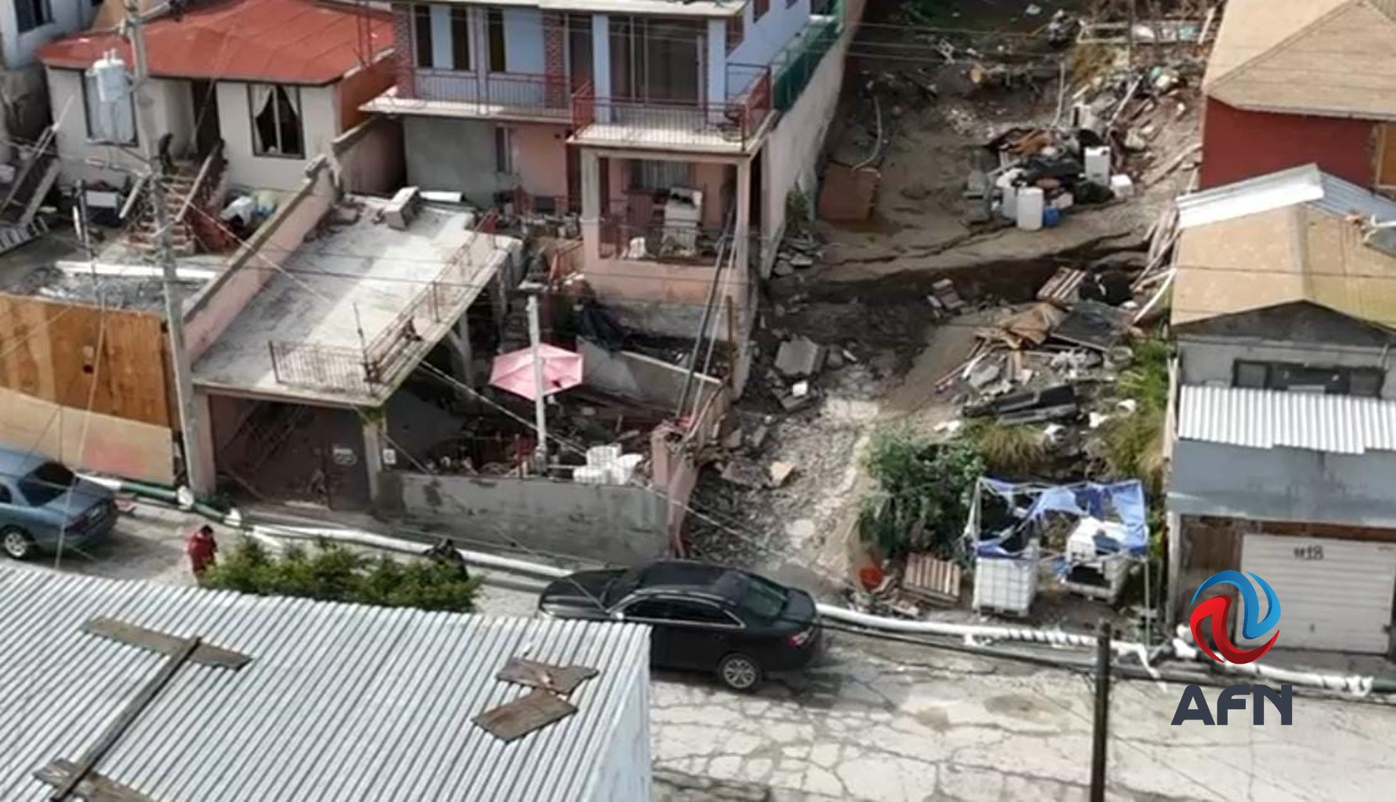 Vigila Protección Civil el deslizamiento activo de la Sánchez Taboada