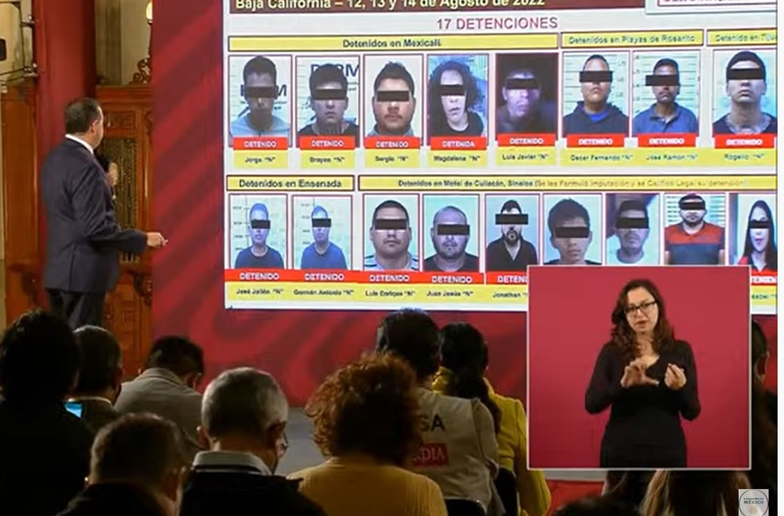 Suman 17 detenidos por actos de violencia en Tijuana y otros municipios de BC