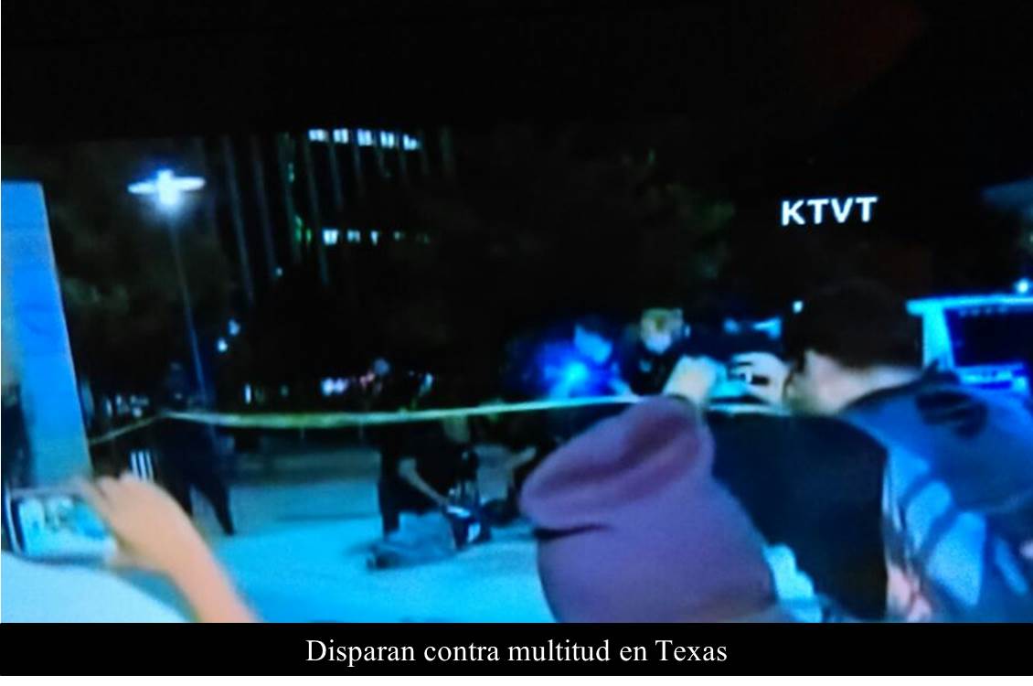 Disparan contra multitud en Texas