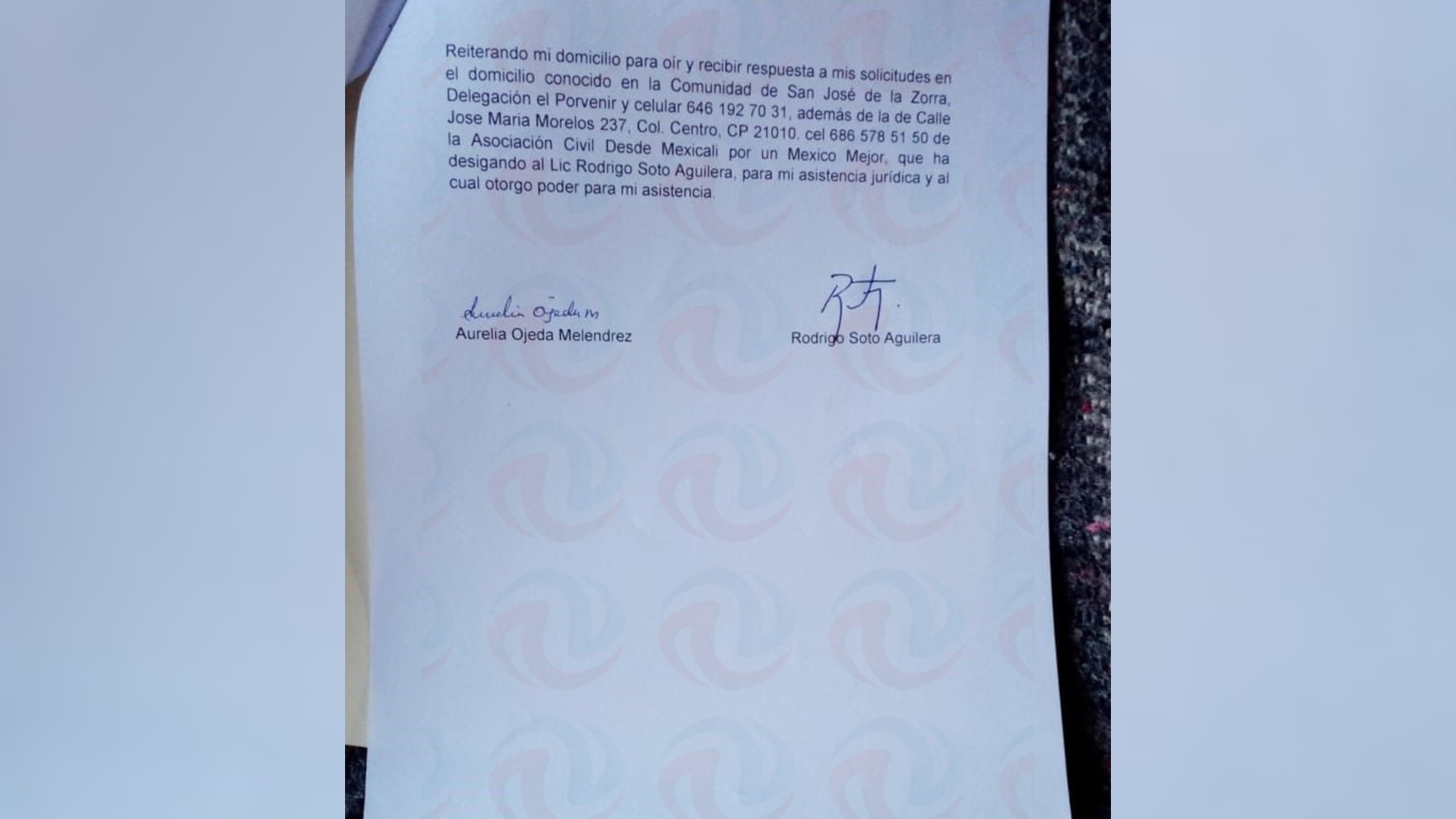 Mujer kumiai denuncia a candidatas por falsificación de firmas