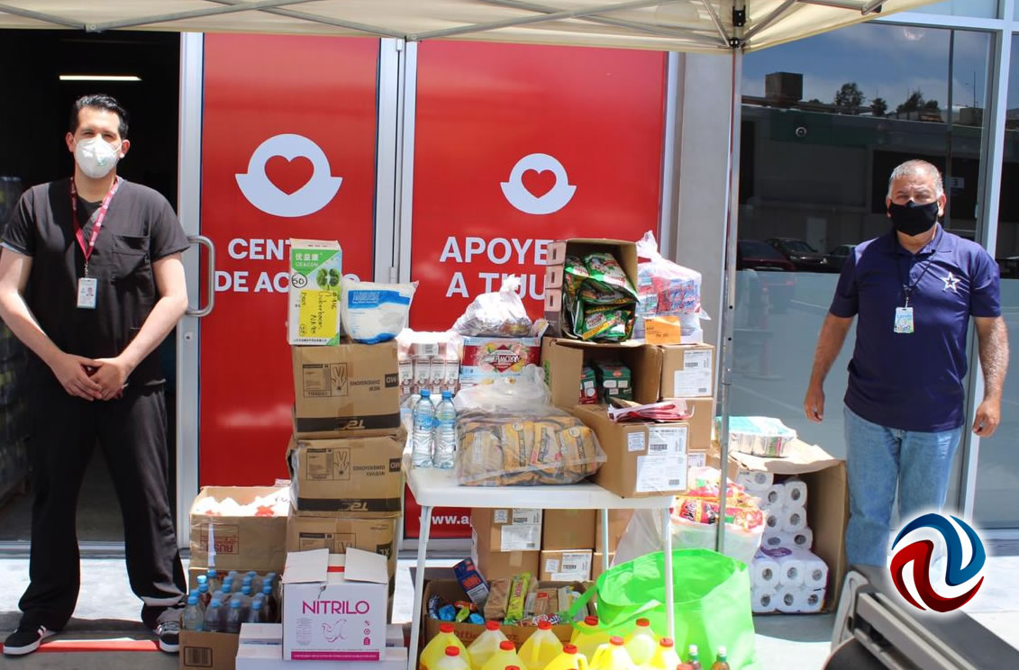 Donan alimentos e insumos a grupos vulnerables