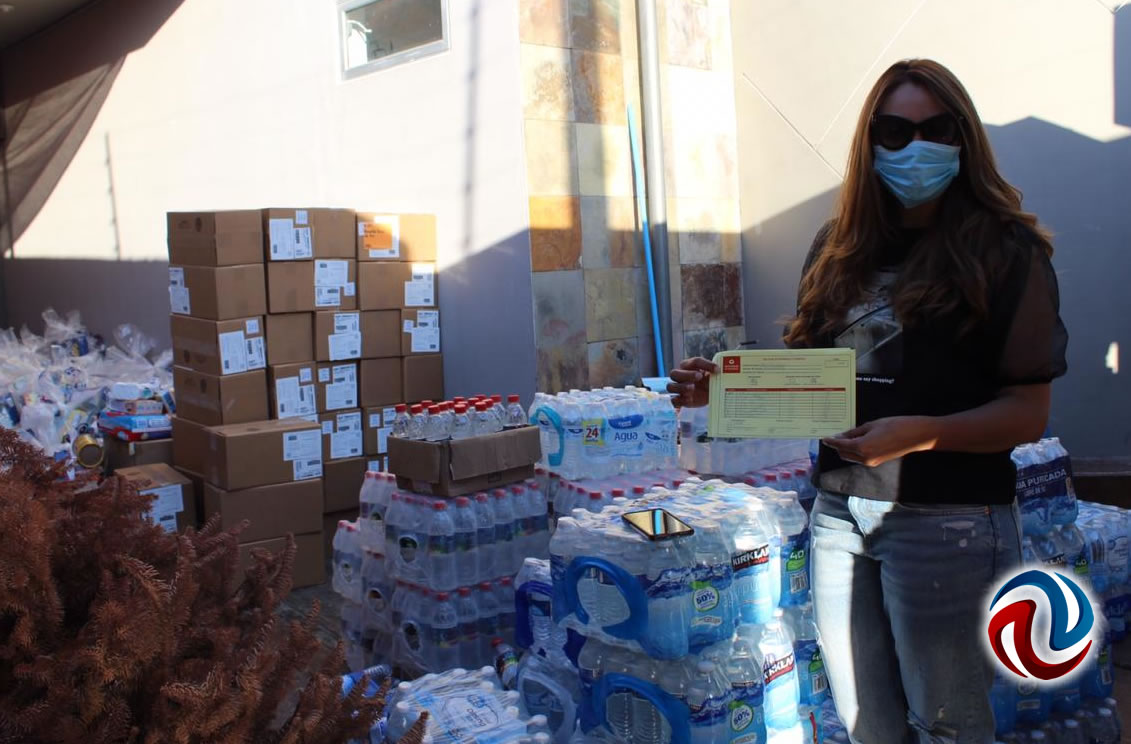 Donan alimentos e insumos a grupos vulnerables