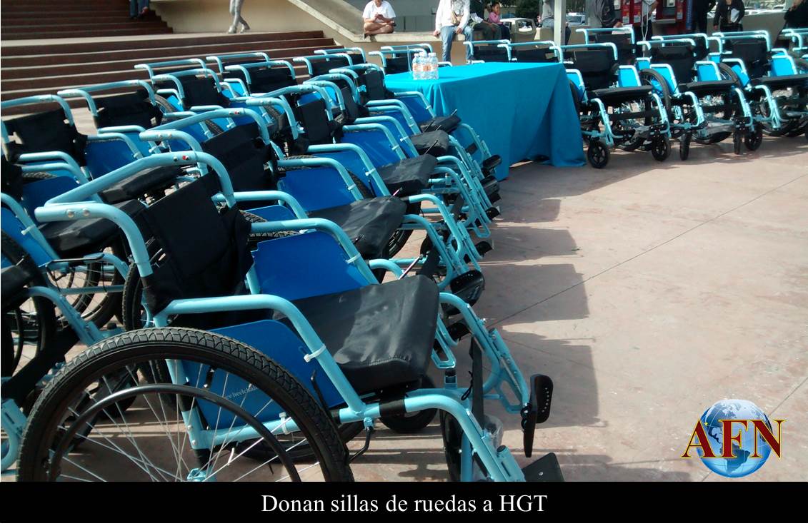 Donan sillas de ruedas a HGT