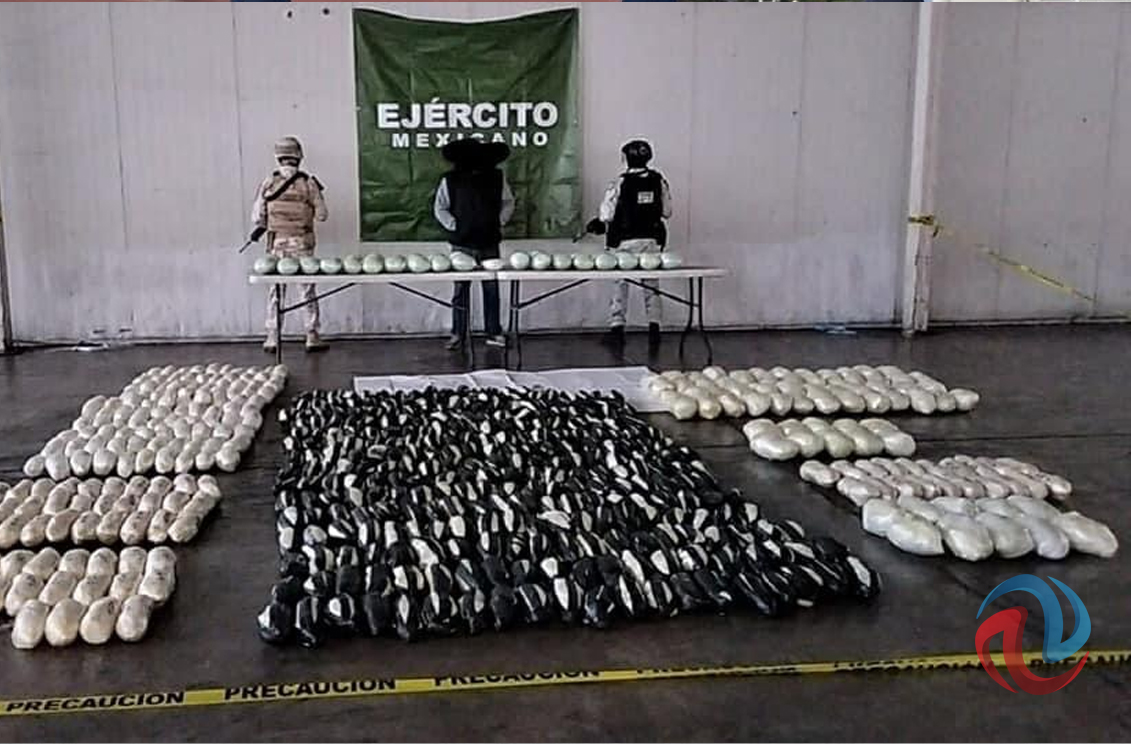 Decomisaron 600 kilos de droga en Sonora