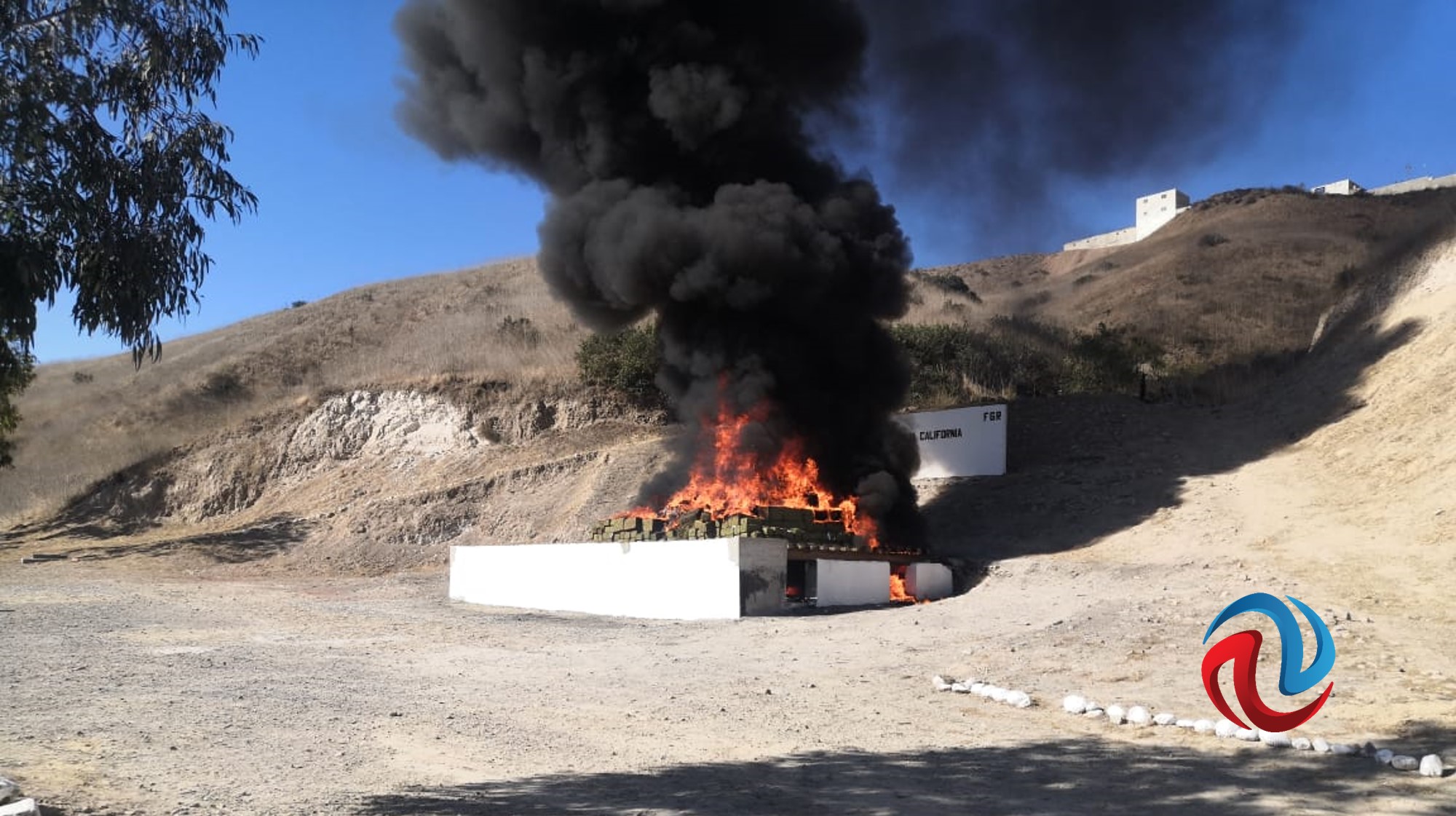 Incineran FGR y SEDENA 15 toneladas de drogas