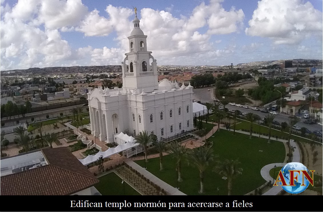 Edifican templo mormón para acercarse a fieles