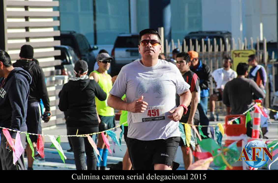 Culmina carrera serial delegacional 2015