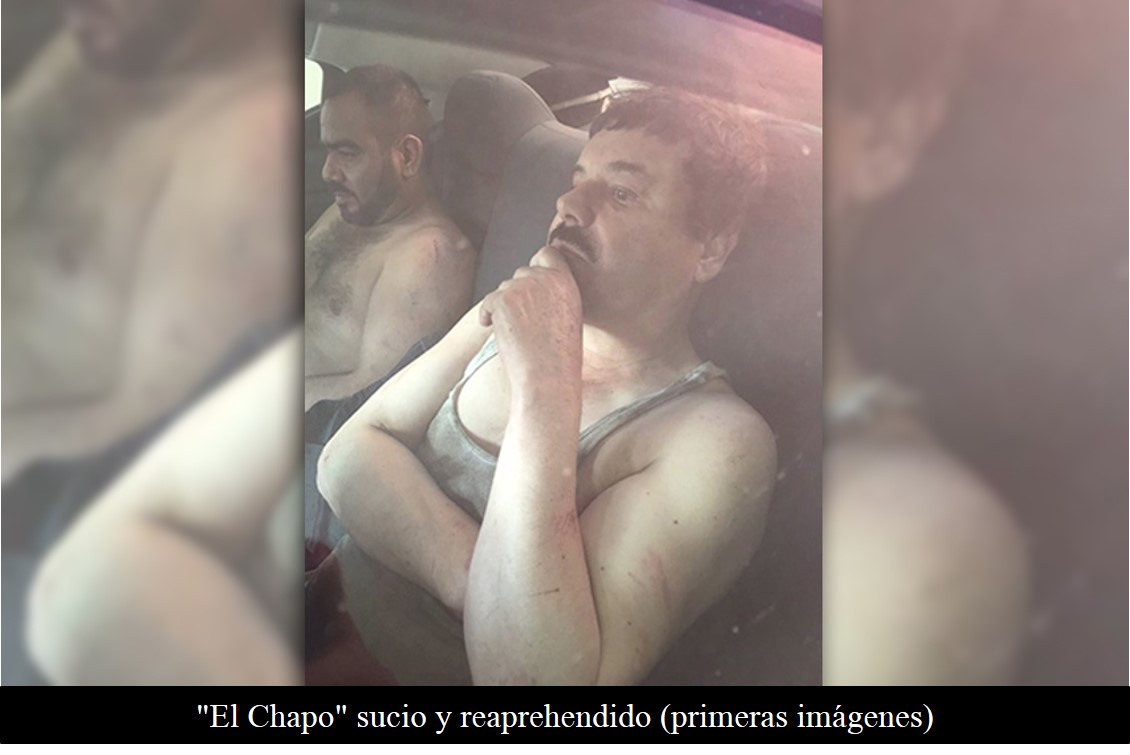 Recaptura Marina a El Chapo Guzmán