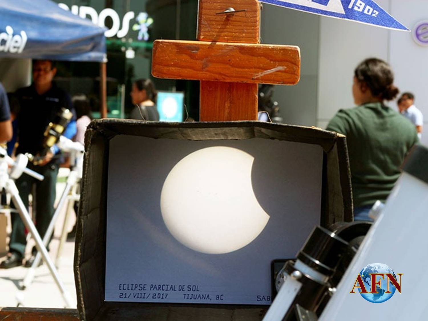 El eclipse en Tijuana