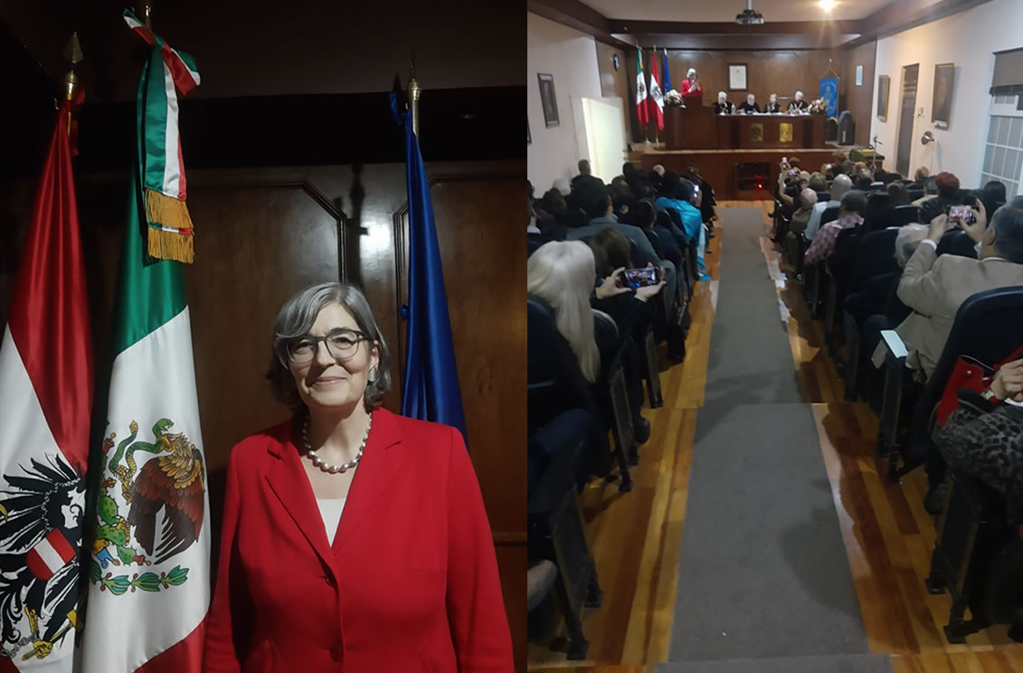 DRA. E. KEHRER, ACADÉMICA HONORARIA DE LA ANHG-UNAM