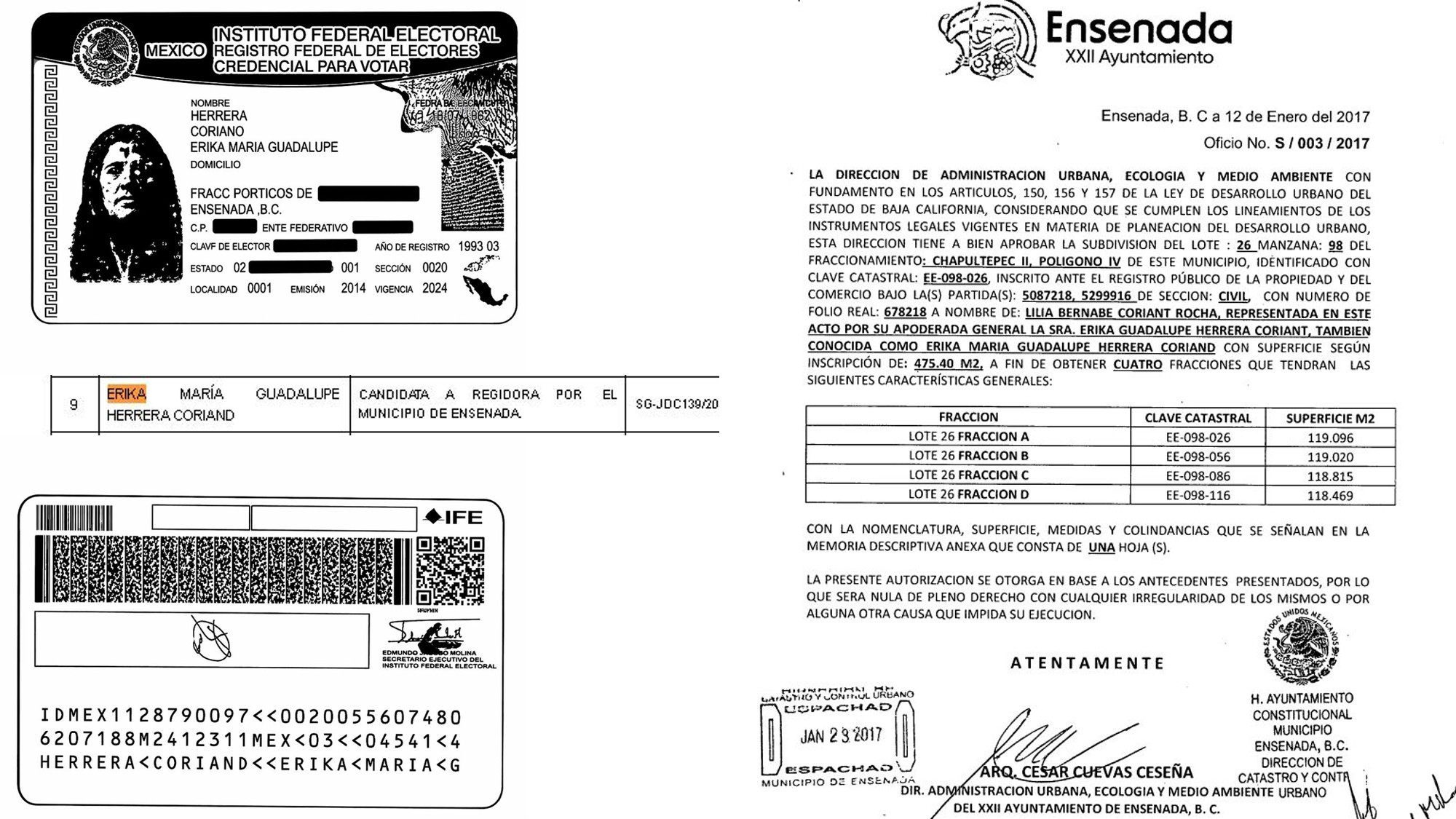 Presunta asesina de ex reina de belleza, fue candidata a regidora en 2016 en Ensenada