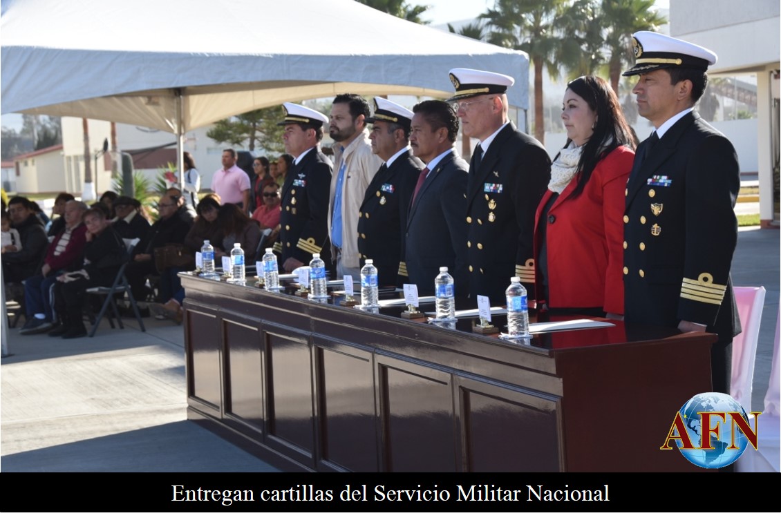 Entregan cartillas del Servicio Militar Nacional