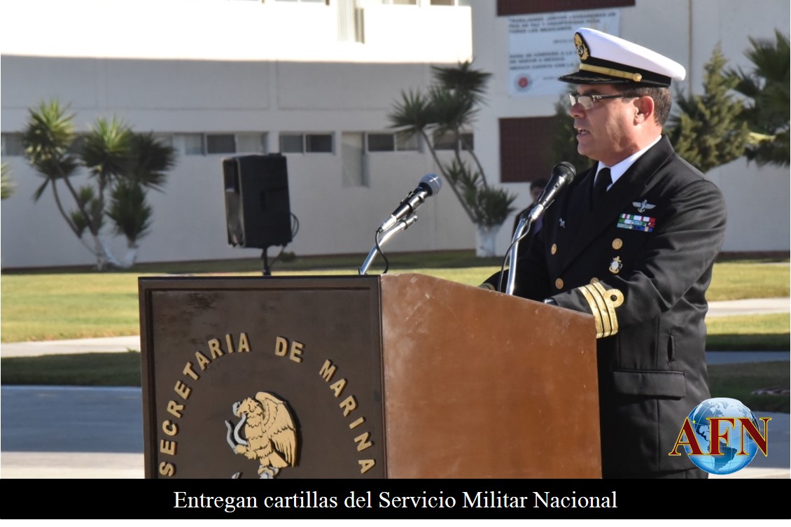 Entregan cartillas del Servicio Militar Nacional