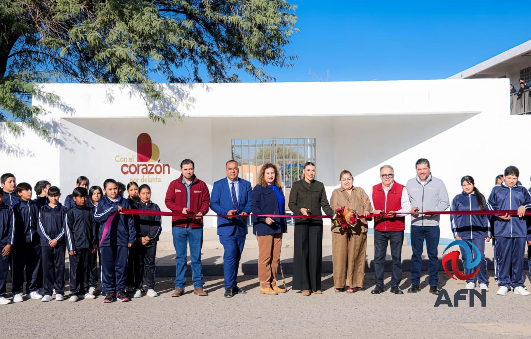 Ponen en marcha la primera etapa de la escuela secundaria Rincones de Puebla, en Mexicali