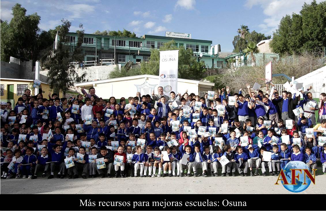 Más recursos para mejoras escuelas: Osuna