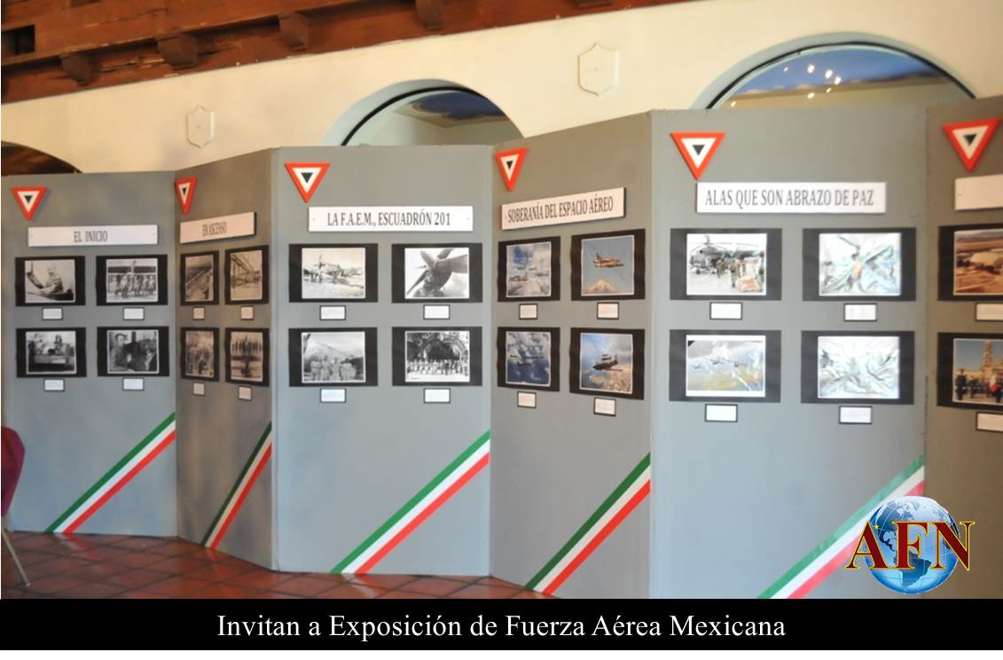 Invitan a Exposición de Fuerza Aérea Mexicana