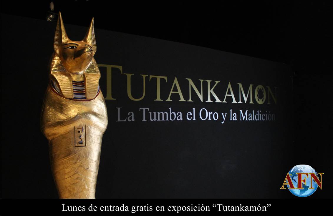 Lunes de entrada gratis en exposición Tutankamón