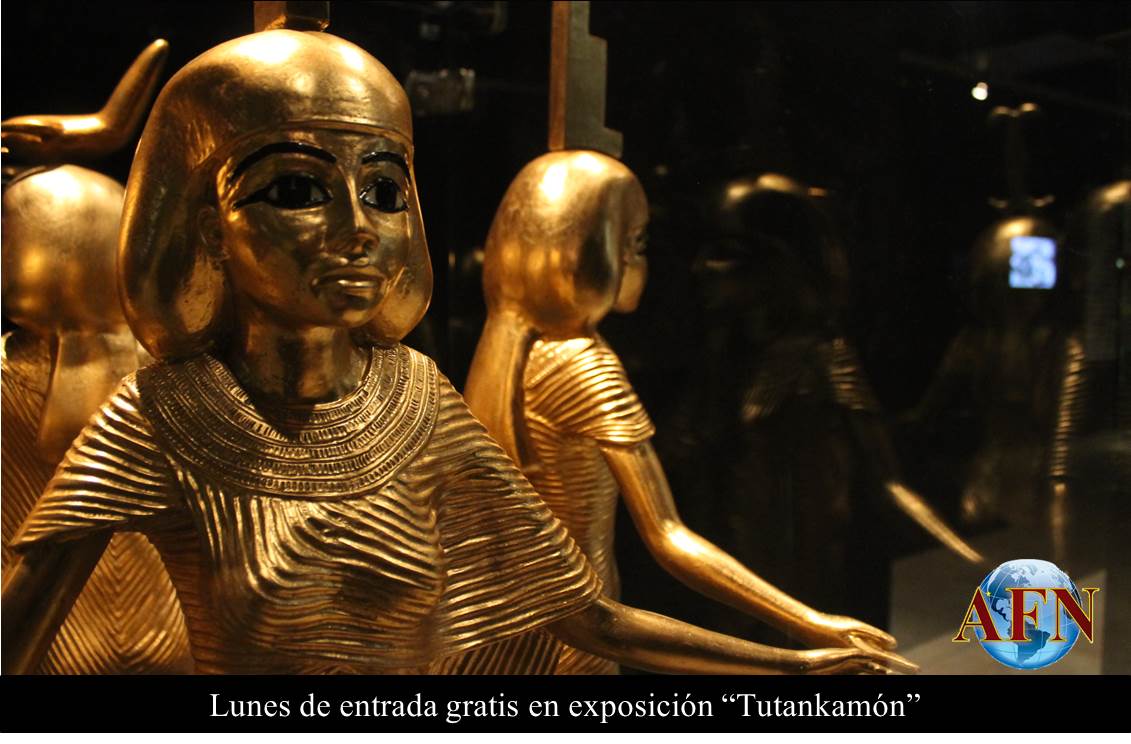 Lunes de entrada gratis en exposición Tutankamón