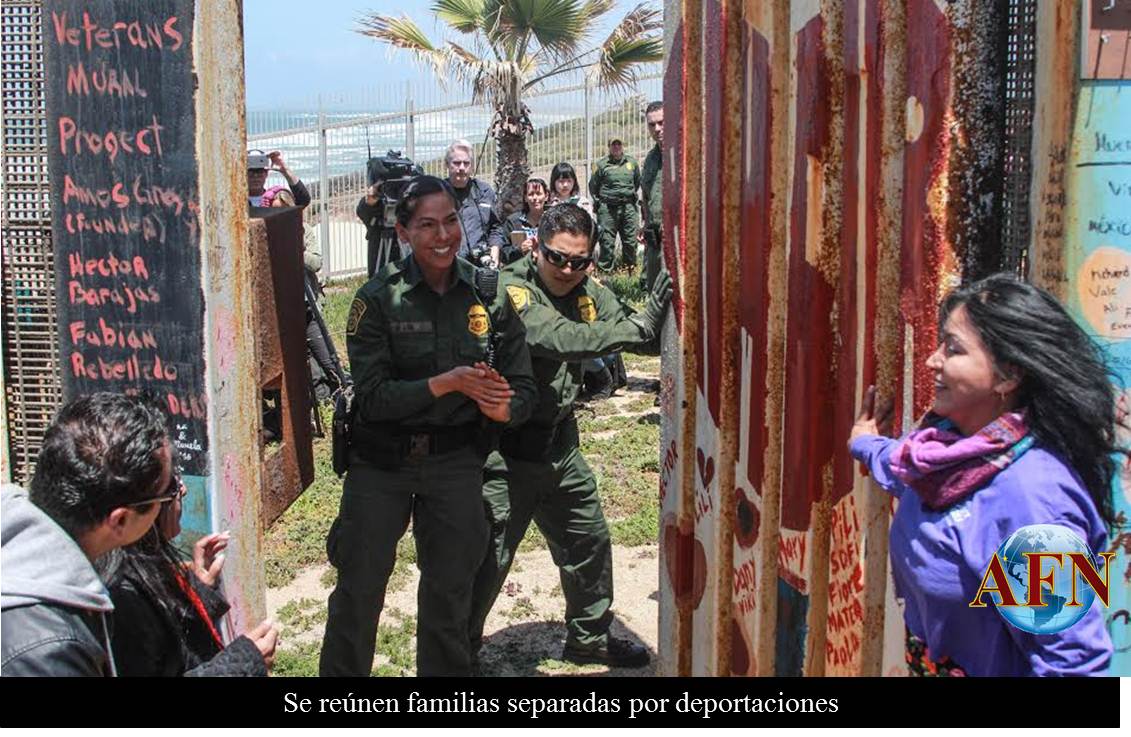 Se reúnen familias separadas por deportaciones