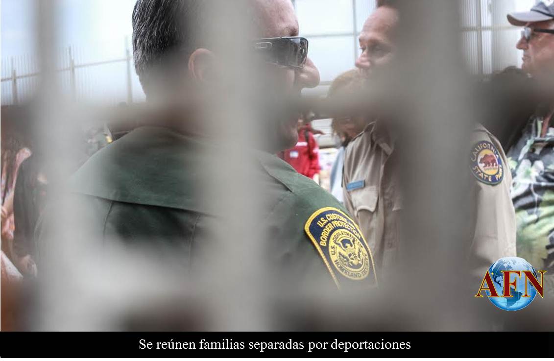 Se reúnen familias separadas por deportaciones