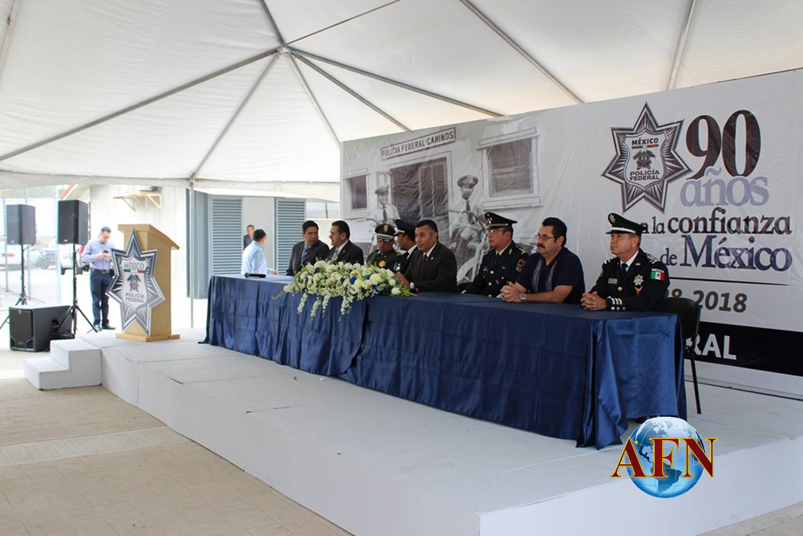 Festejan 90 aniversario de la Policía Federal