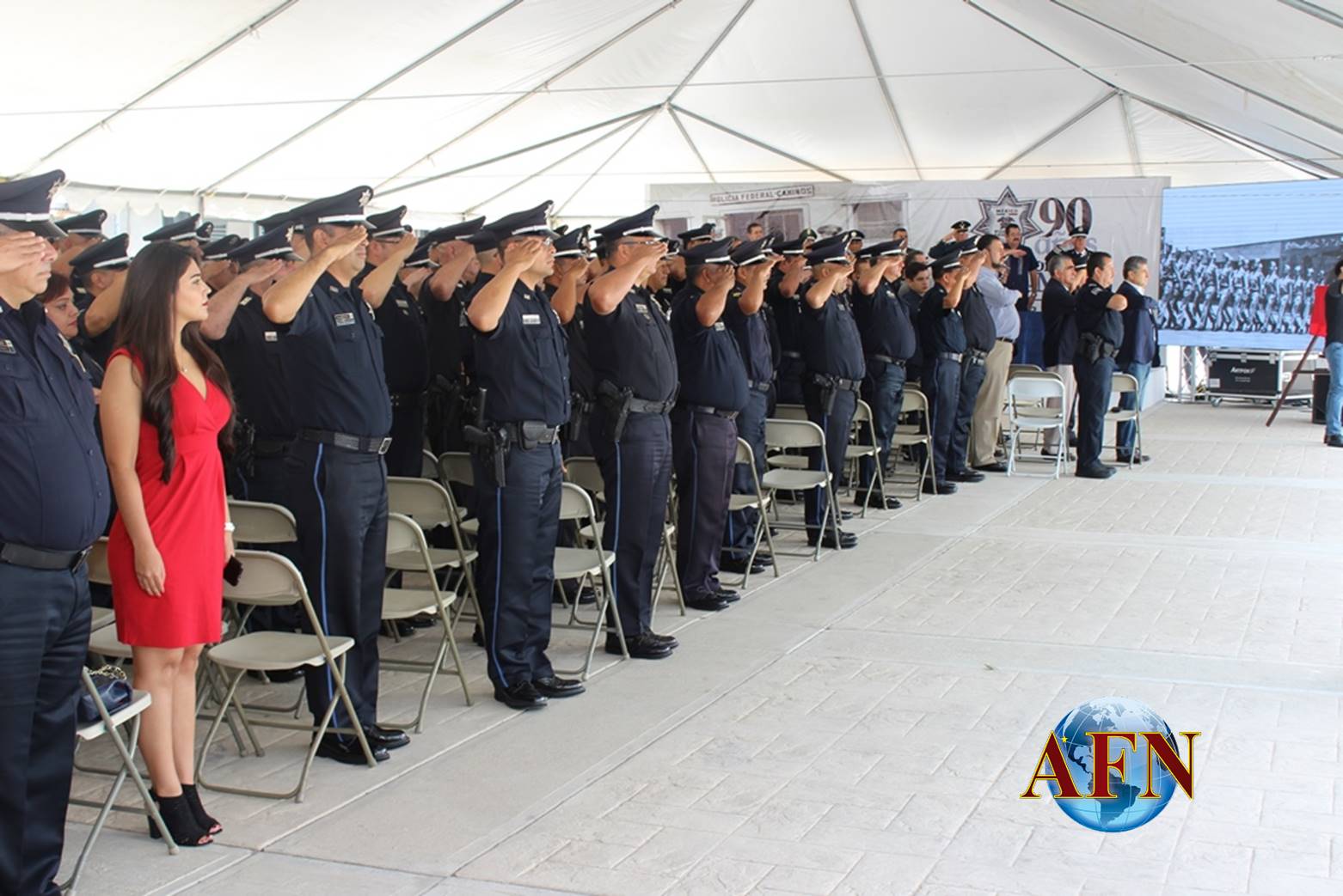 Festejan 90 aniversario de la Policía Federal