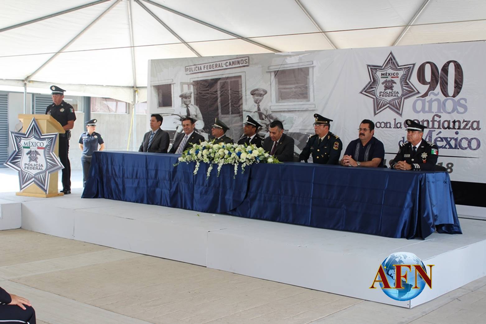 Festejan 90 aniversario de la Policía Federal