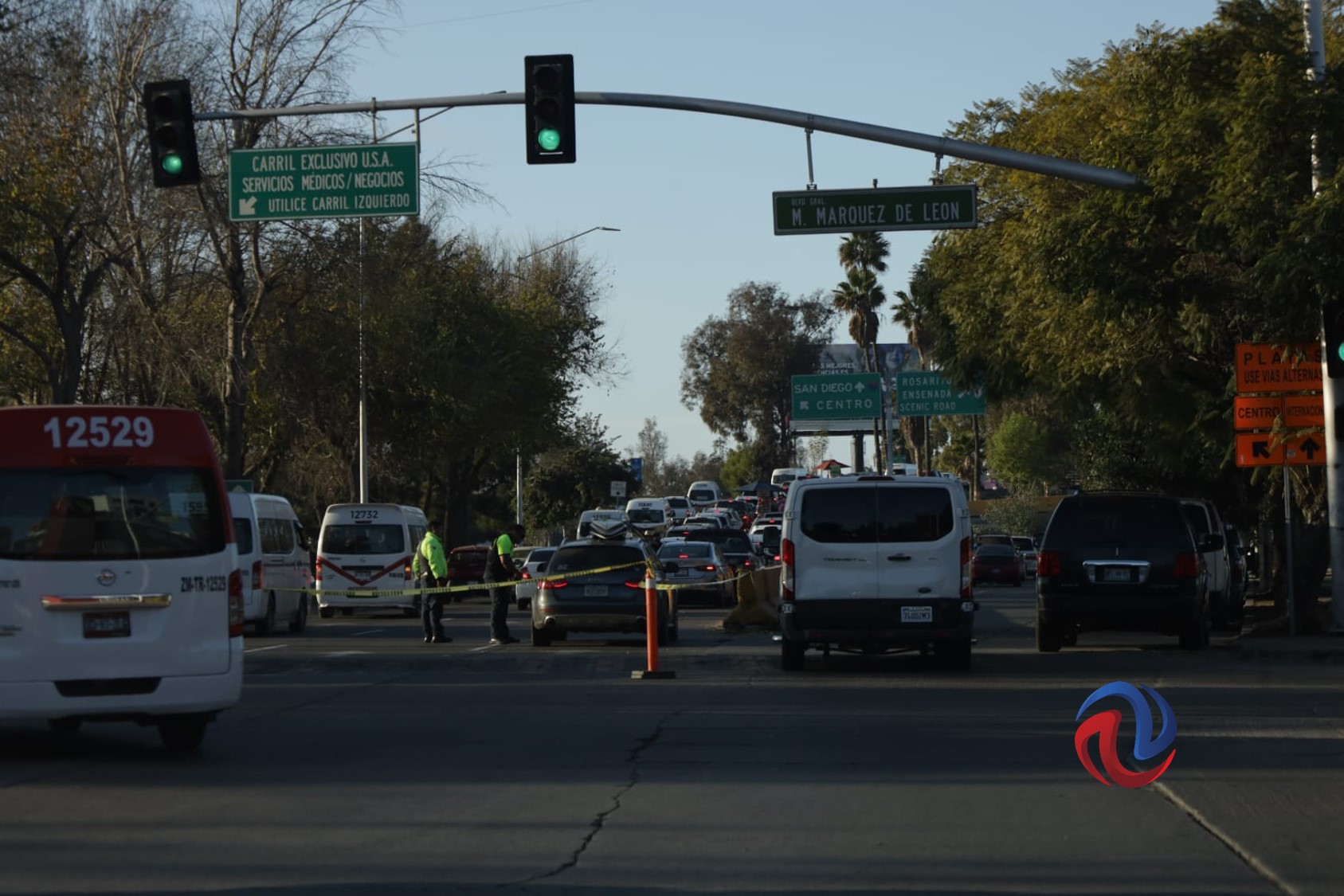 Se formaron largas filas para cruzar a EEUU por garita de San Ysidro