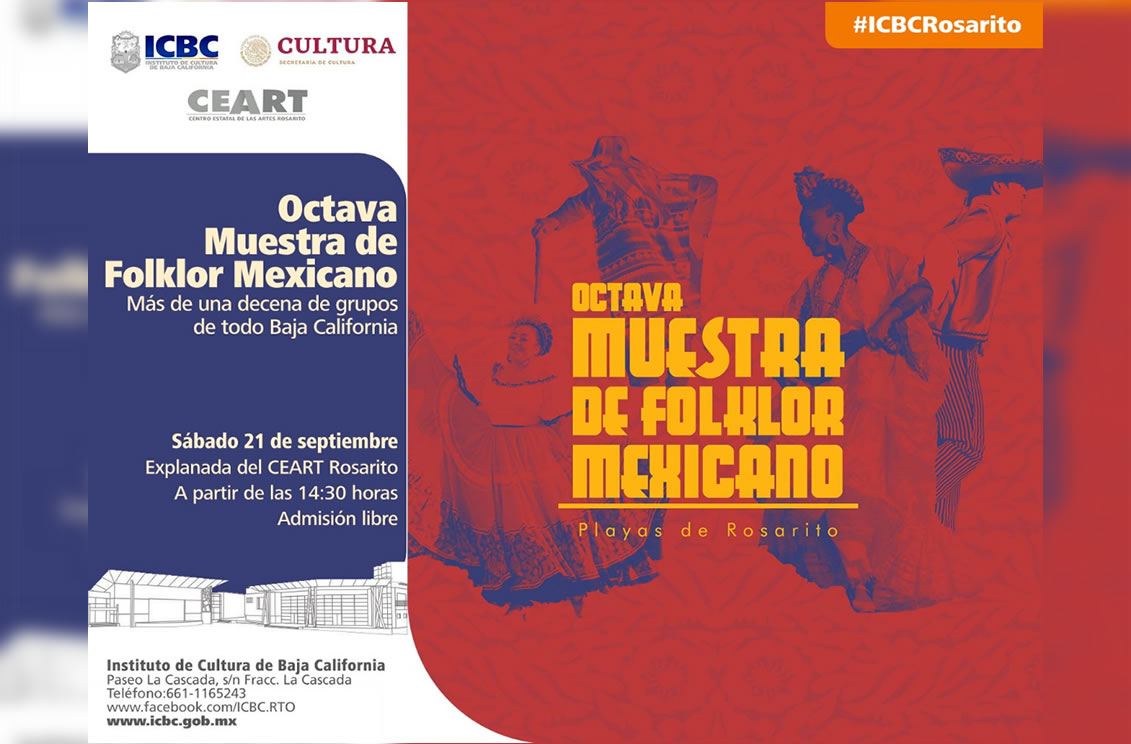 Presentarán Octava Muestra de Folklor Mexicano