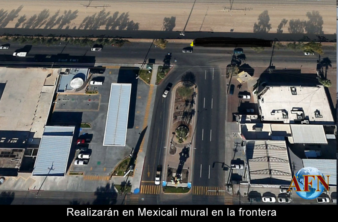 Realizarán en Mexicali mural en la frontera