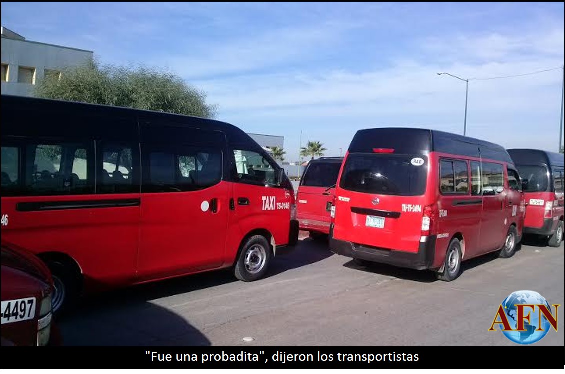 Fue una muestra, dicen transportistas