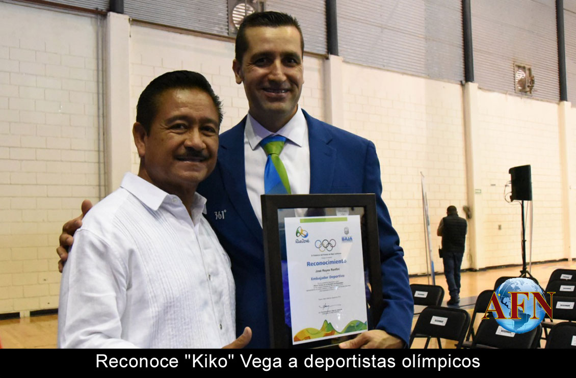 Reconoce Kiko Vega a deportistas olímpicos