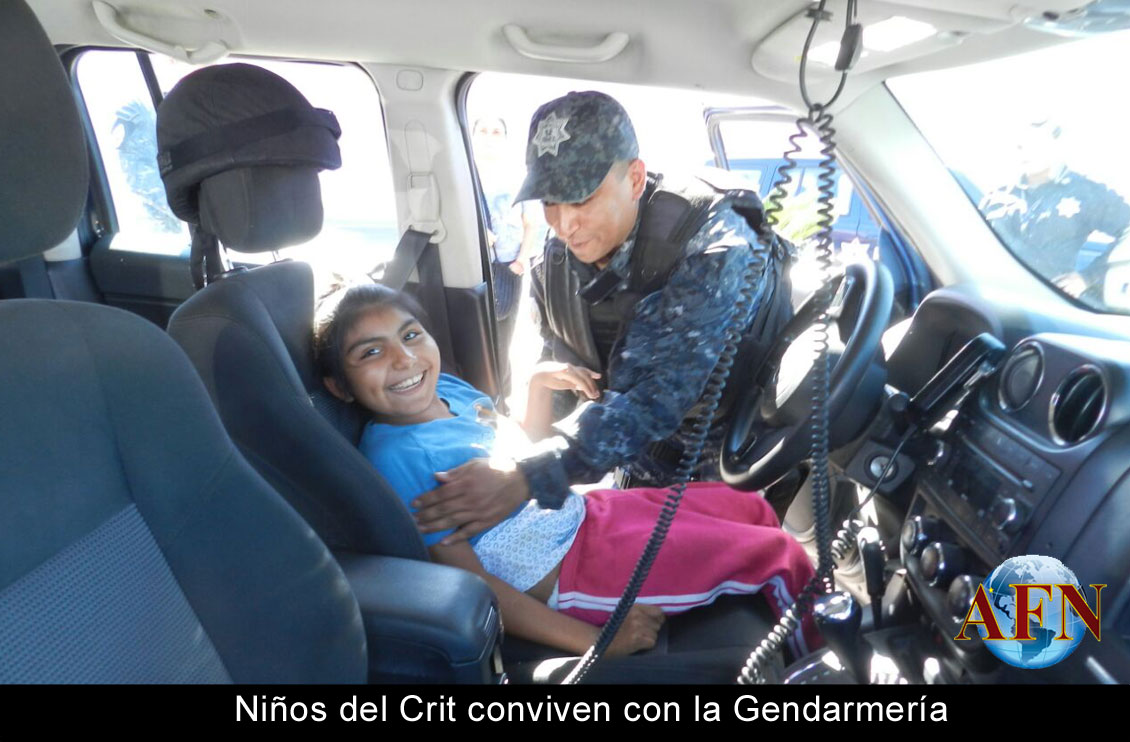 Niños del Crit conviven con la Gendarmería 
