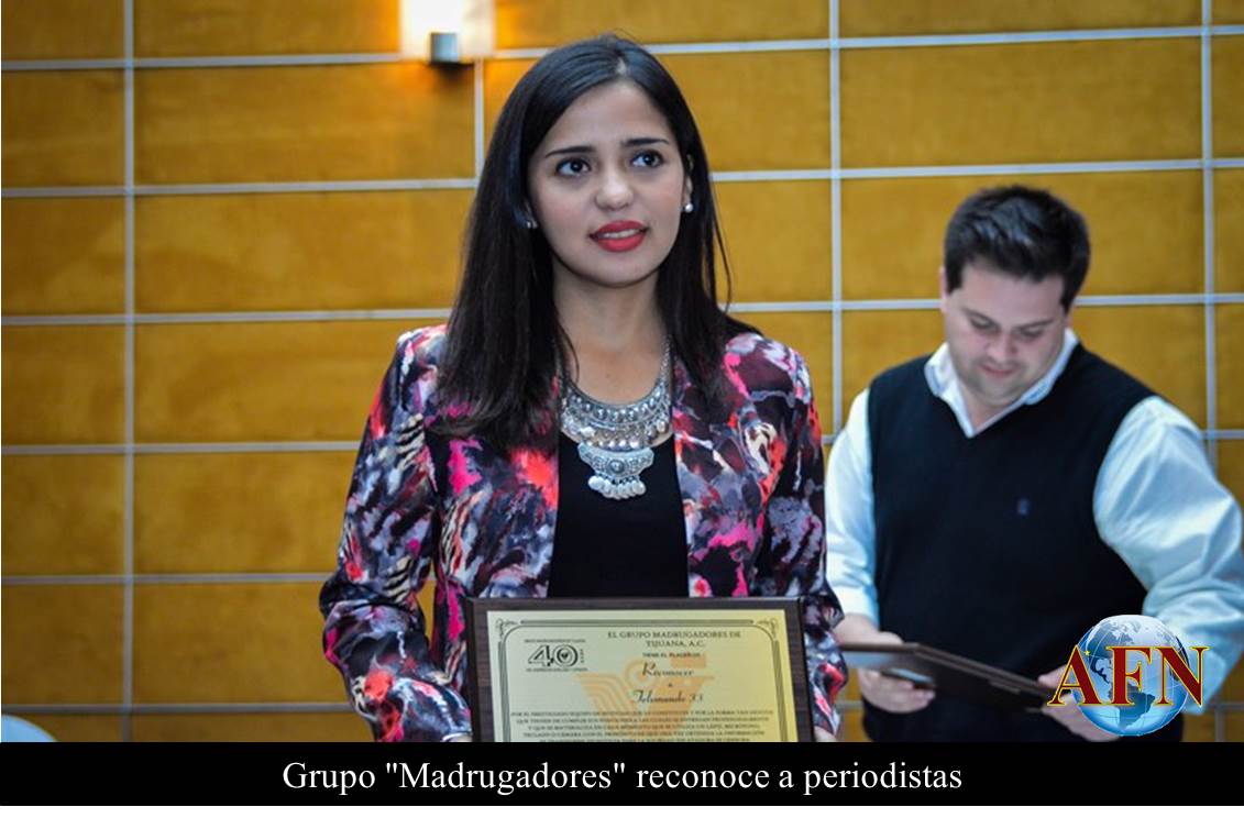 Grupo Madrugadores reconoce a periodistas