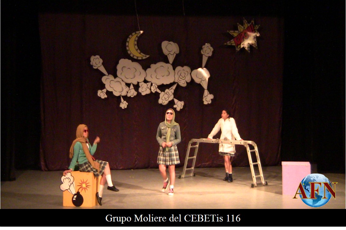 Presentan obra de teatro Todo es culpa de la luna