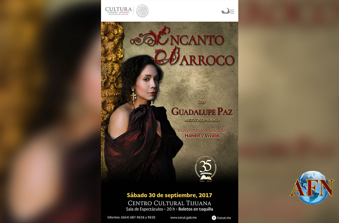 Guadalupe Paz ofrecerá Concierto Barroco