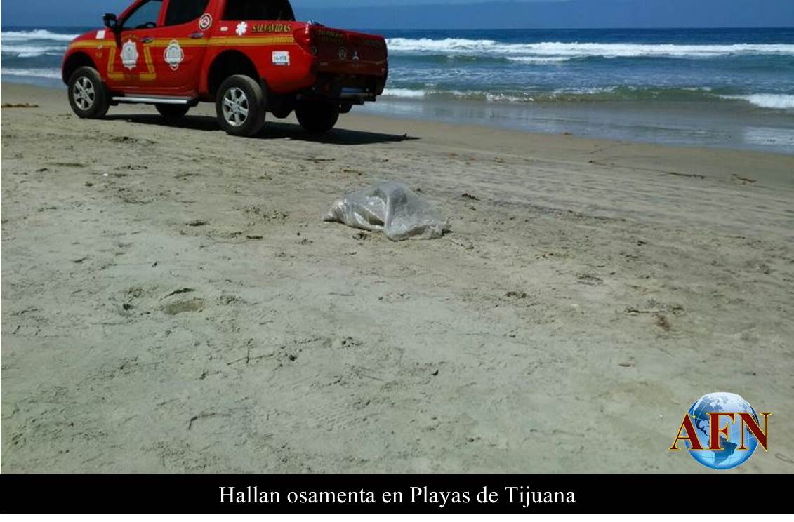 Hallan osamenta en Playas de Tijuana