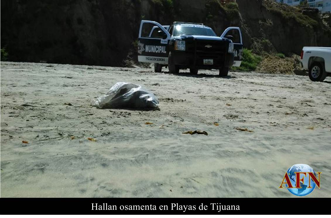 Hallan osamenta en Playas de Tijuana