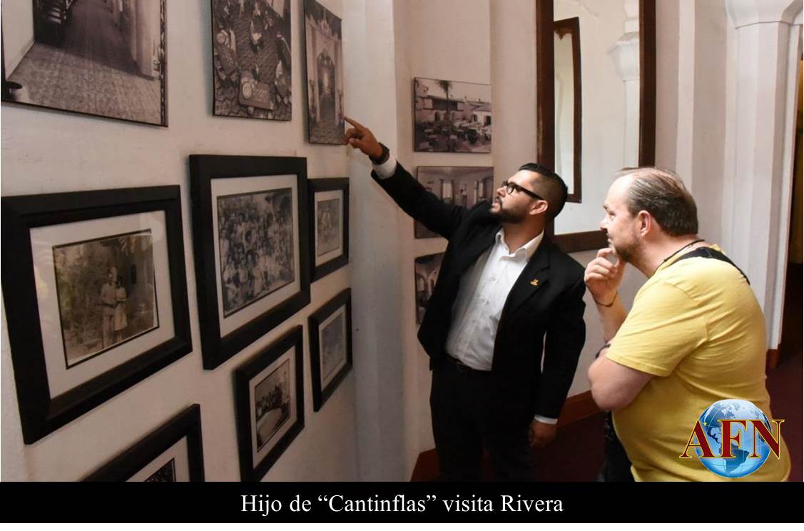 Hijo de Cantinflas visita Rivera 