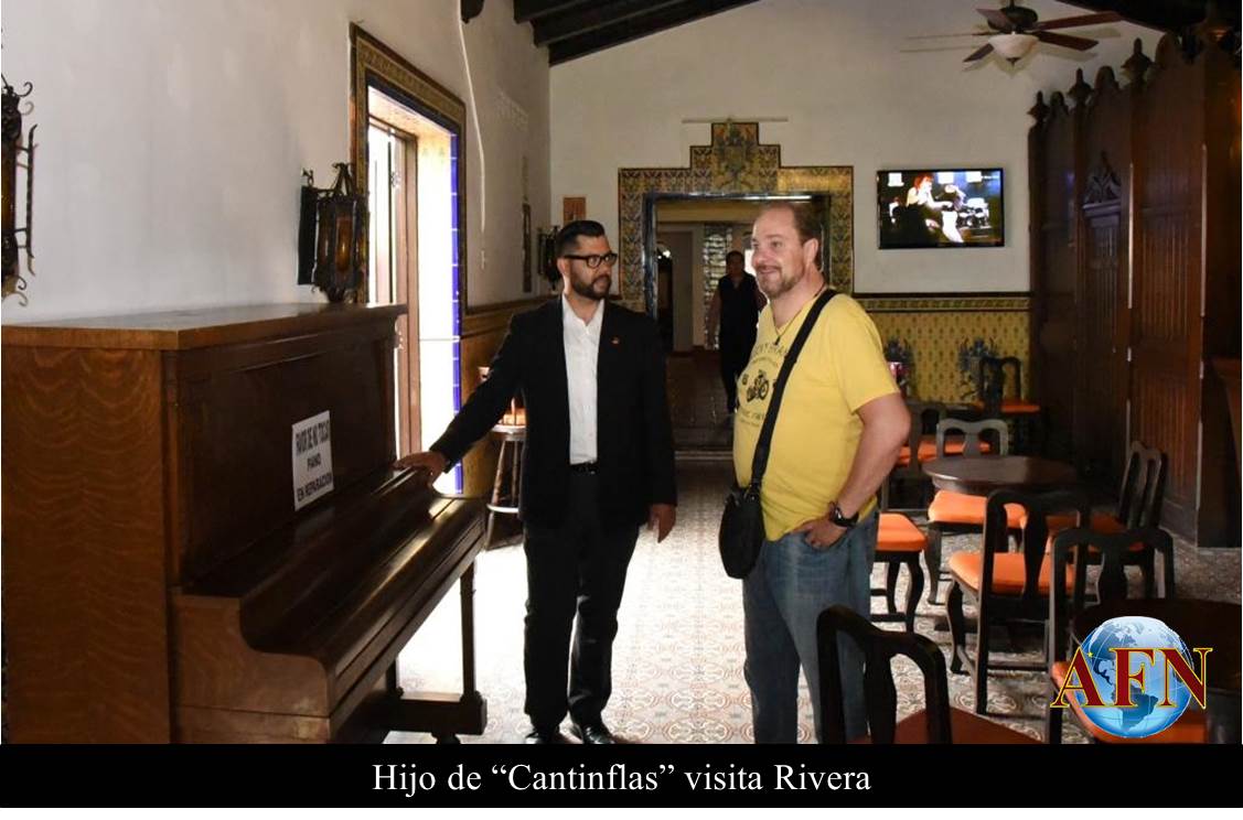 Hijo de Cantinflas visita Rivera 