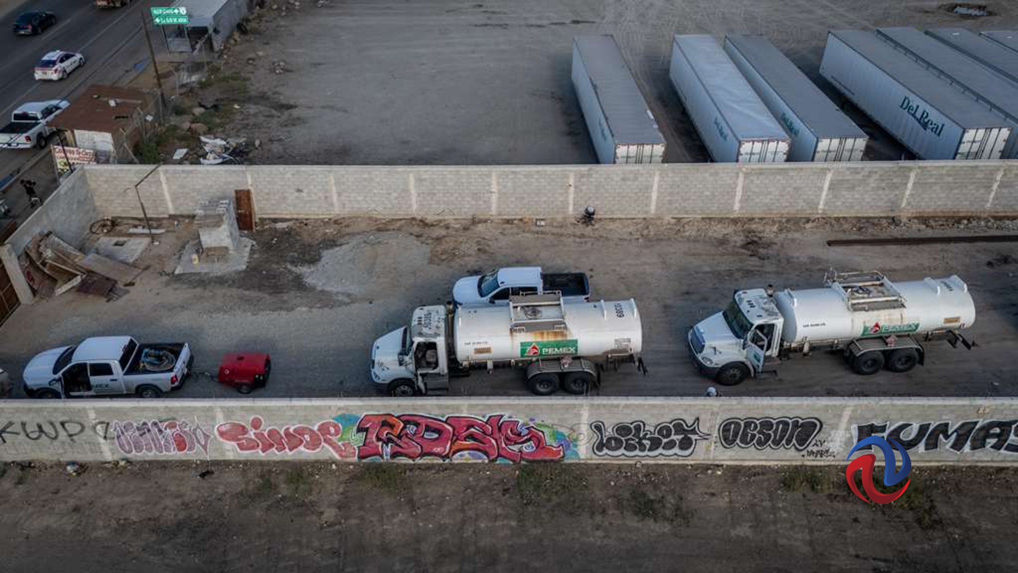 Decomisan 60 mil litros de huachicol en predio ubicado en la libre Tijuana-Tecate
