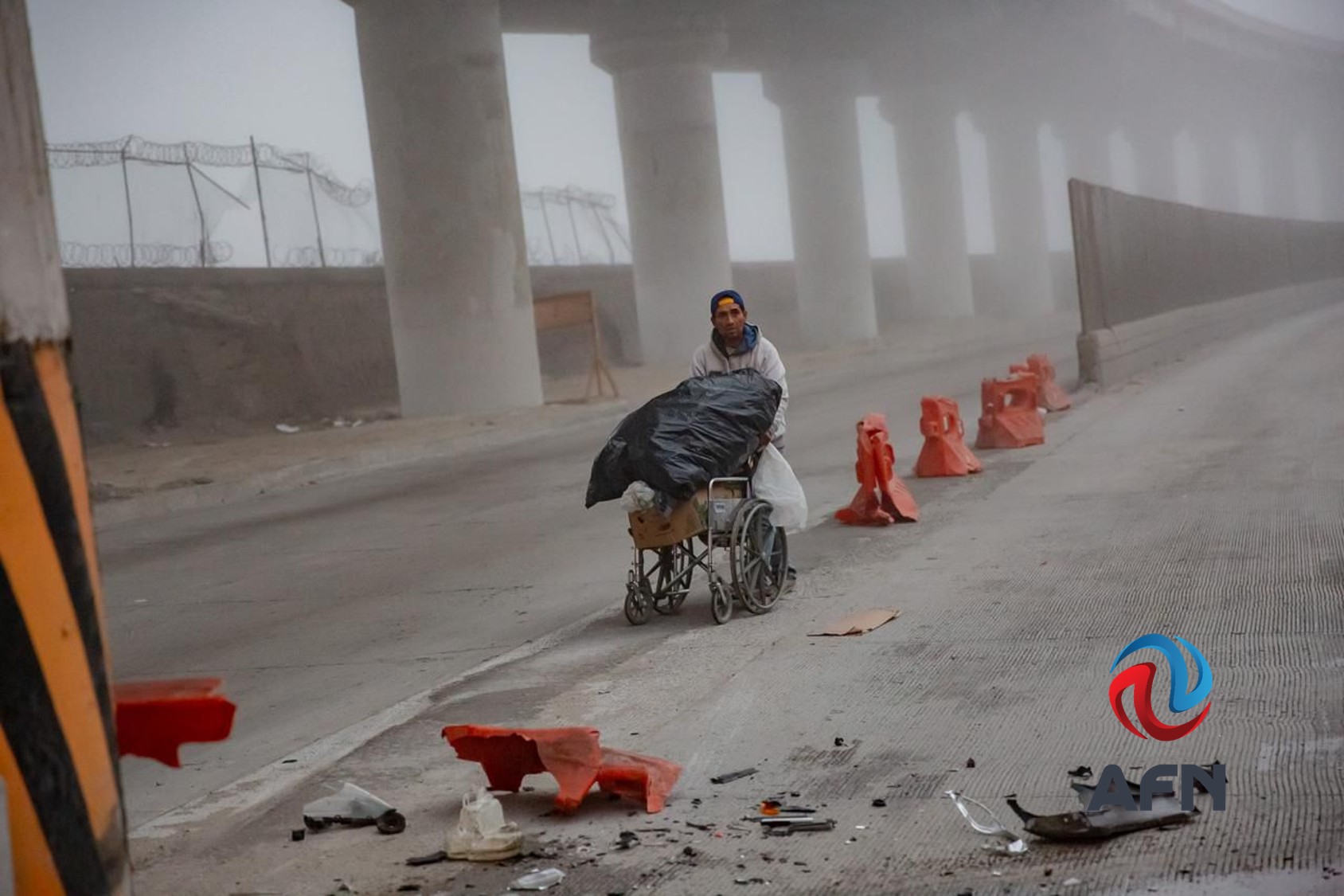 Automovilista se impactó contra muro del Viaducto Elevado