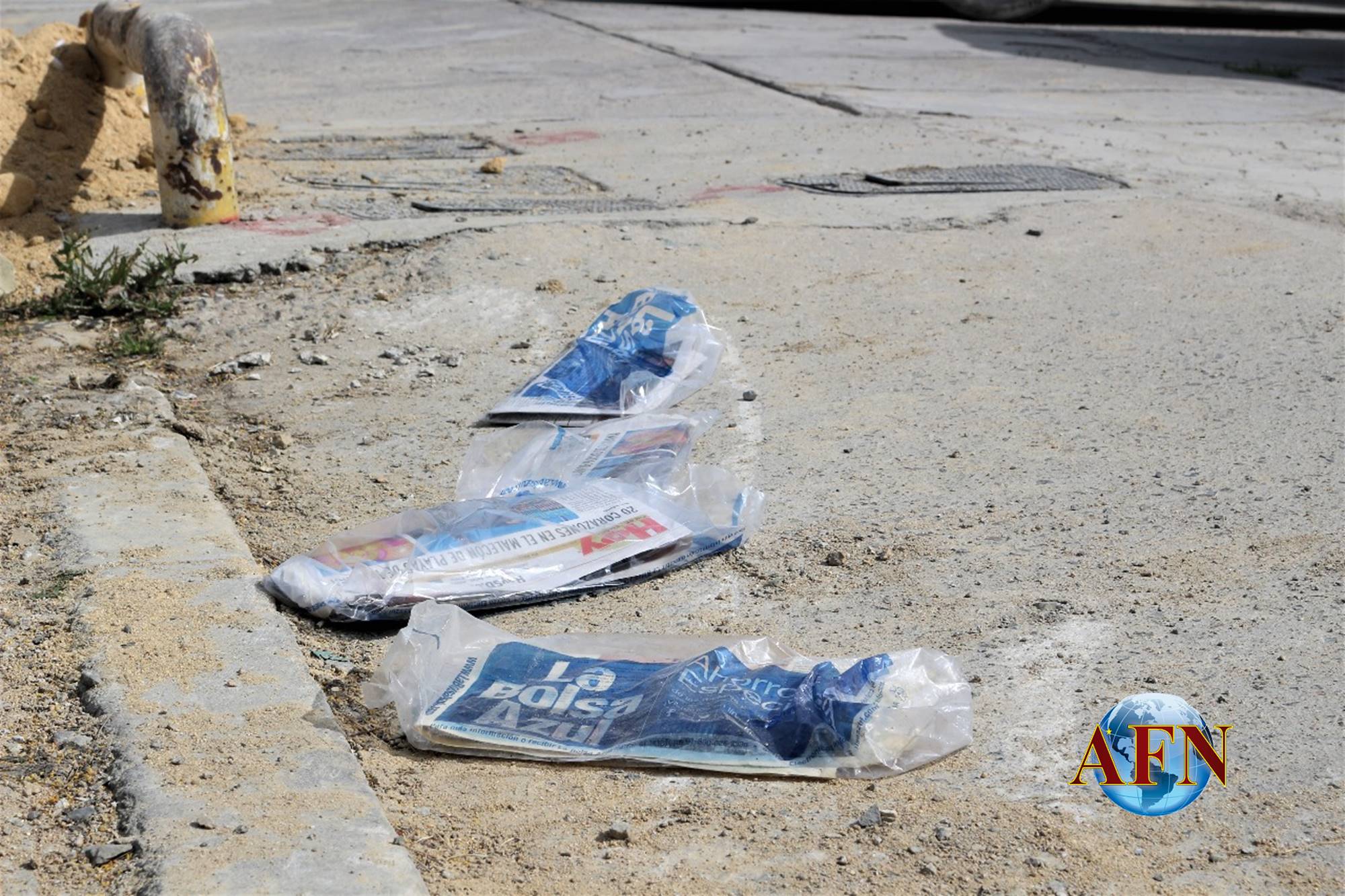 Impresos publicitarios terminan como basura