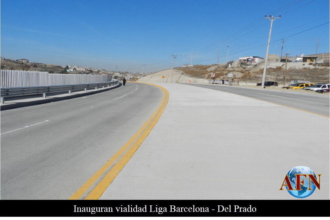 Inauguran vialidad Liga Barcelona - Del Prado