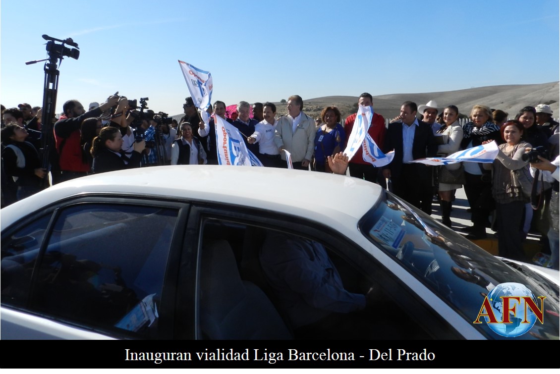 Inauguran vialidad Liga Barcelona - Del Prado