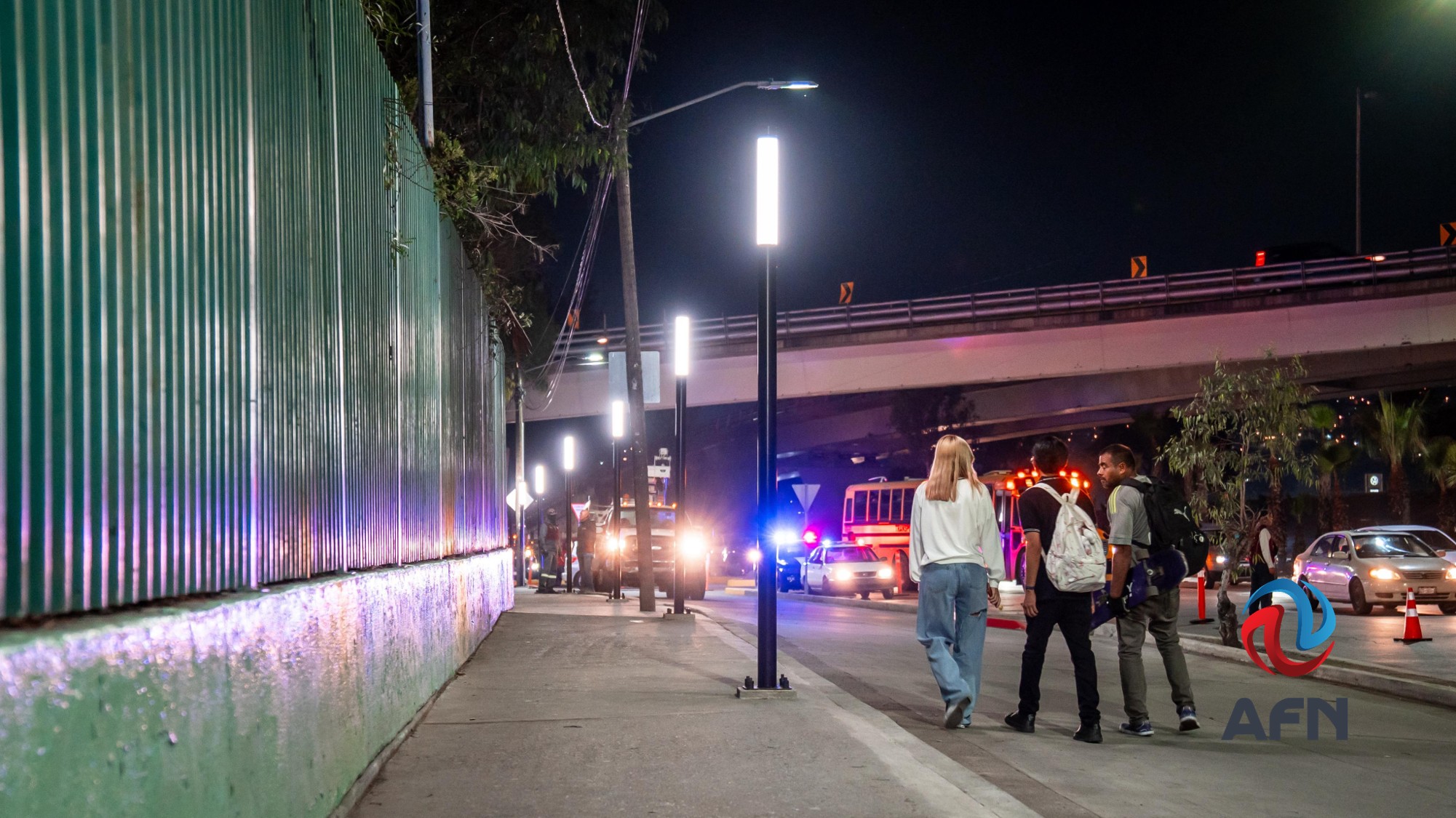 Burgueño Ruiz inauguró Sendero Seguro en Vía Rápida Poniente