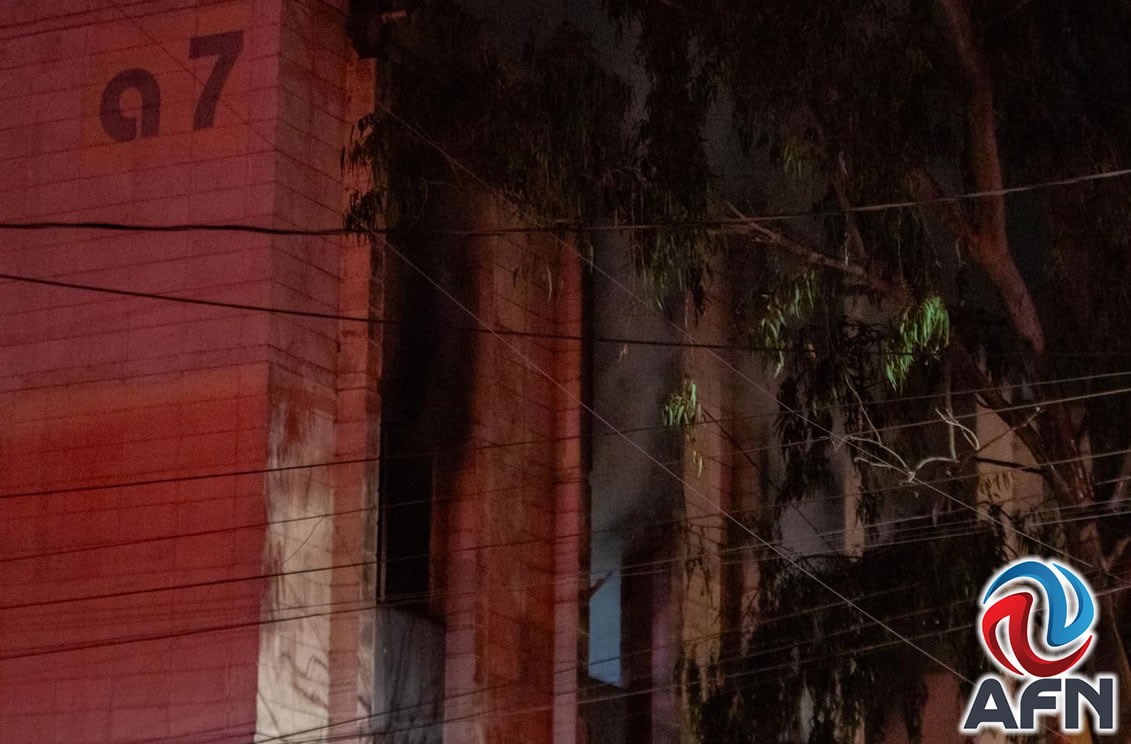 Incendio en departamento de Villa Floresta provocó daños materiales