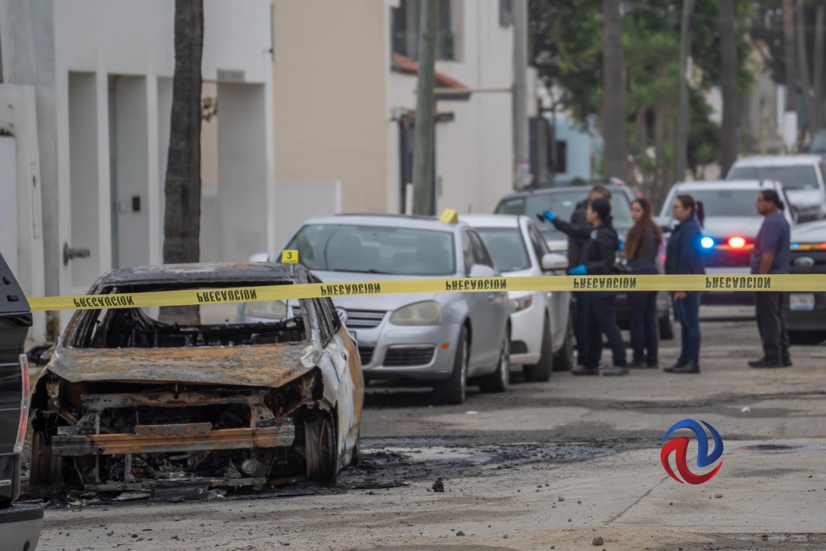 Incendian vehículos de la fiscalía en Tijuana; es el segundo ataque en menos de 24 horas